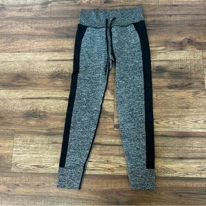 Victorias Secret PINK Active Jogger leggings medium gray sporty athleisure EUC